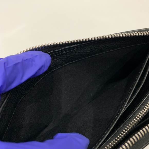 Givenchy Black L Zip Around Sku#85522 (Gently used, corners tearing) - Picture 13 of 15